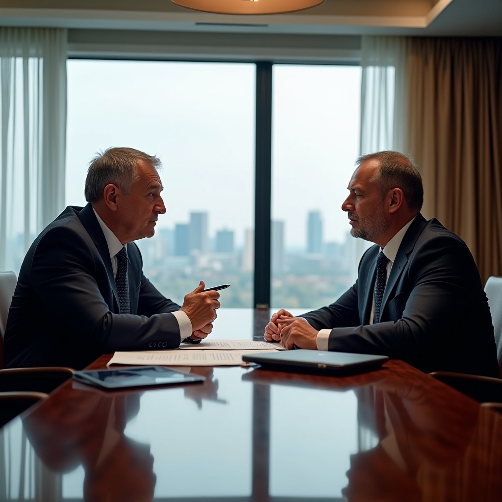 Переговоры о партнёрстве в бизнесе